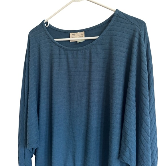 Anthropologie Saturday Sunday Shawna Hacci Sweater, Teal, Size S - Picture 5 of 10
